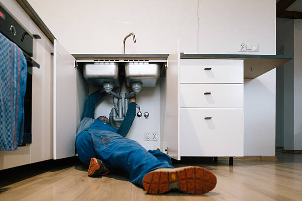 Professional Drain Cleaning technician working in South Newbury, NH